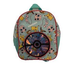 Pokemon Backpack Student School Bag Backpack 12" Pikachu Charm Game Freak